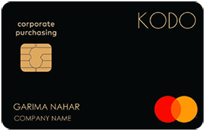 Kodo SBM Corporate Card